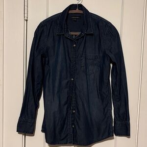 Banana Republic Navy Blue Denim Shirt